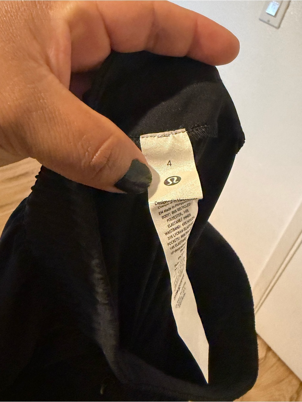 lululemon athletica Black Wide-Leg Womens Pants - Picture 4 of 9
